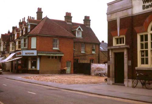 Gap from demolition 1973